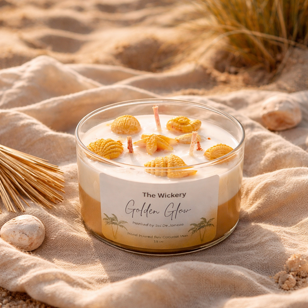 Sol de Janeiro Inspired Candle | Vanilla, Pistachio, Caramel Scent, 16 oz Soy Coconut Wax