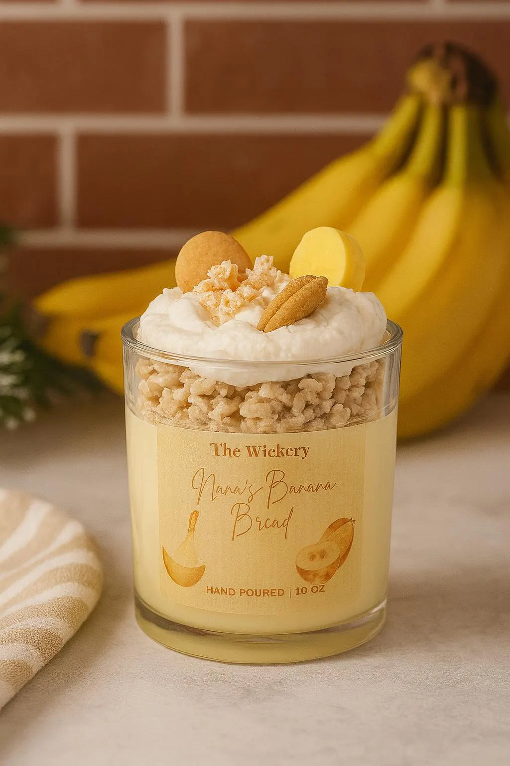 Nana's Banana Bread Candle | Soy Coconut Wax Dessert Candle