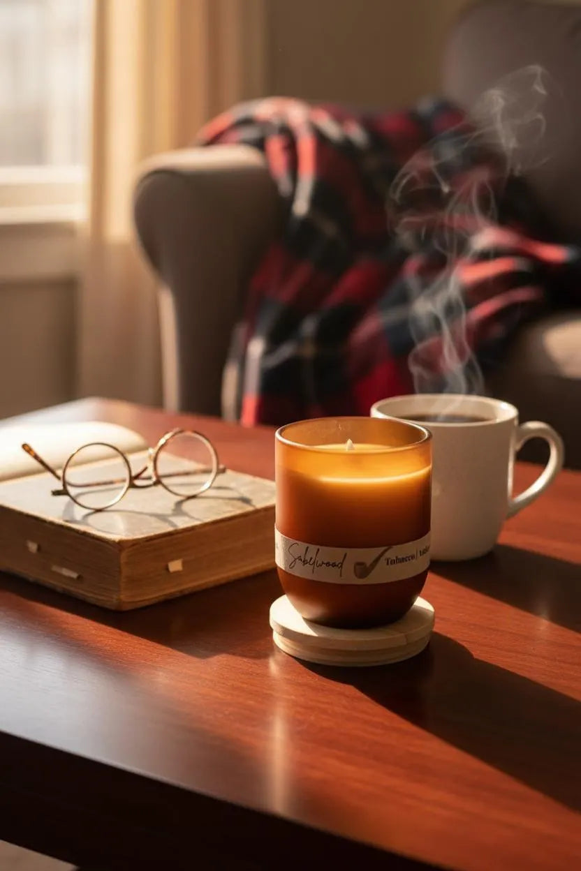 Amberwood Collection Candle Trio, Woodsy Luxury Scents