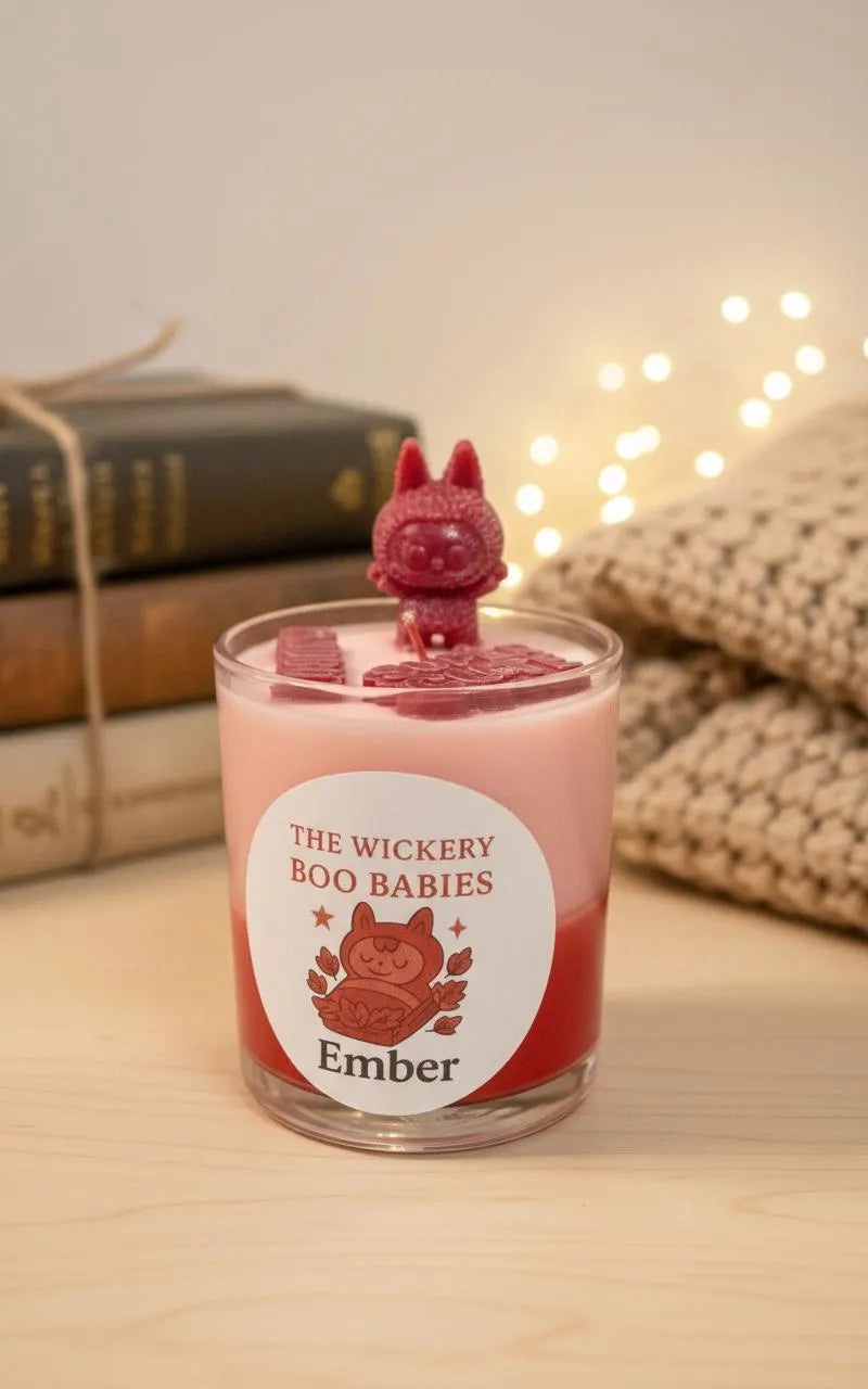 The Wickery Boo Babies Candle Collection | Hand-Poured Character Candles | Whimsical Collectible Scented Candles