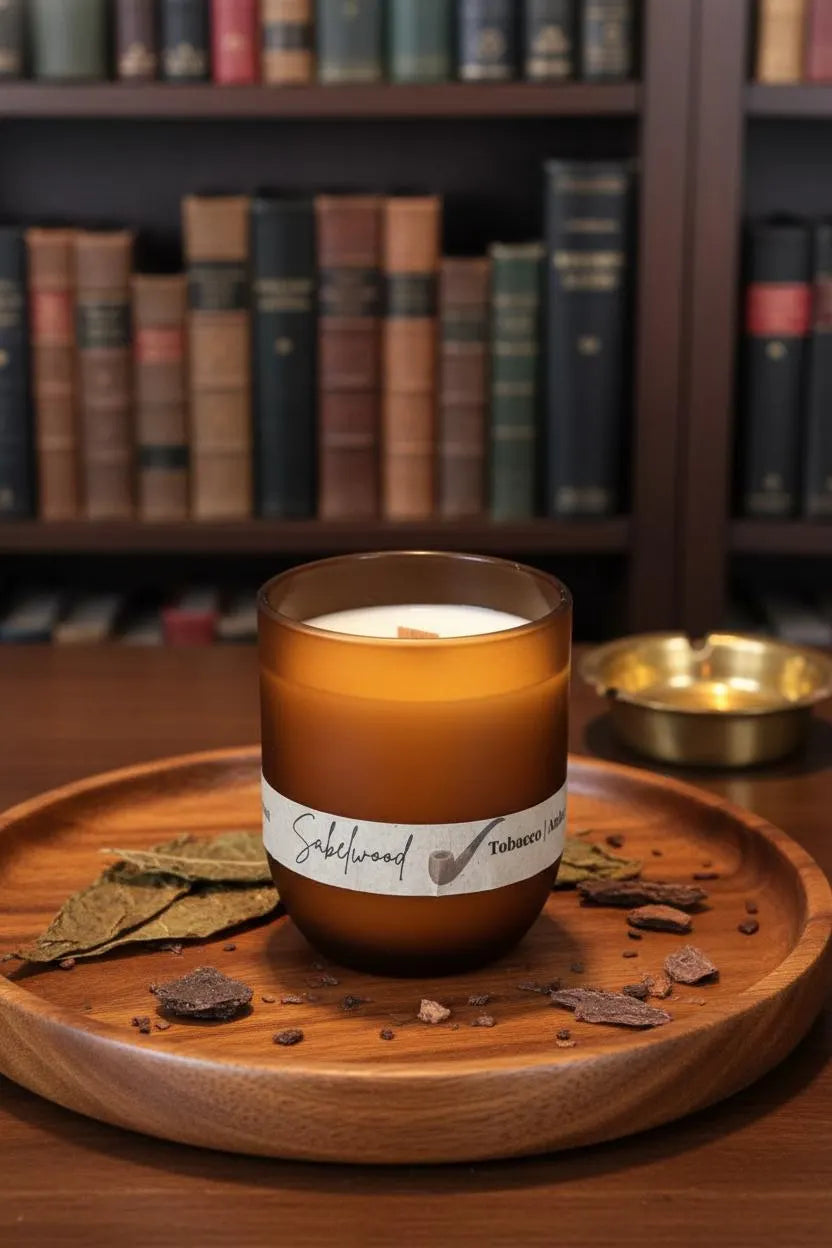 Amberwood Collection Candle Trio, Woodsy Luxury Scents