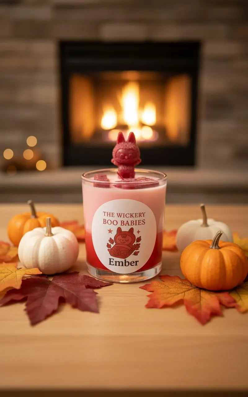 The Wickery Boo Babies Candle Collection | Hand-Poured Character Candles | Whimsical Collectible Scented Candles