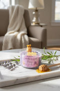 Lavender and Wild Honey Soy Candle Floral Honey Scent Handmade Candle