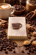 Coffee Latte Goat Milk Soap | Cocoa Color, Creamy Handmade Soap