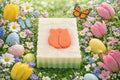 Tulip Goat Milk Soap, Fresh Floral Scent, Handmade Spring Soap