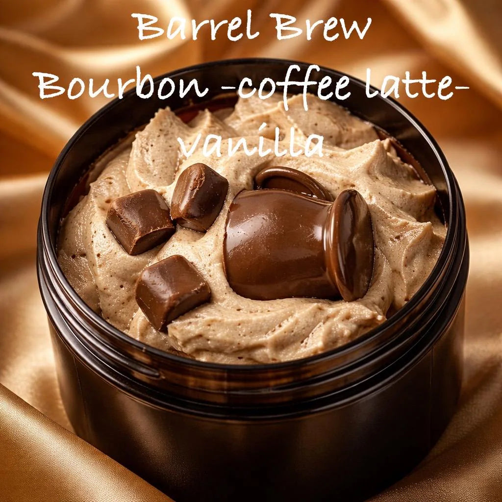 Whipped Foaming Sugar Scrub Exfoliating Body Scrub Moisturizing Handmade Skincare Earth and Ember