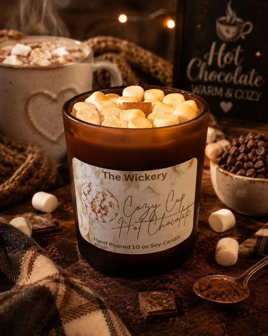 Hot Chocolate Candle – Cozy Cocoa Indulgence