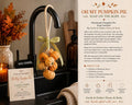 Handmade Pumpkin Soap Garland | Fall Kitchen Bathroom Decor, Autumn Scent