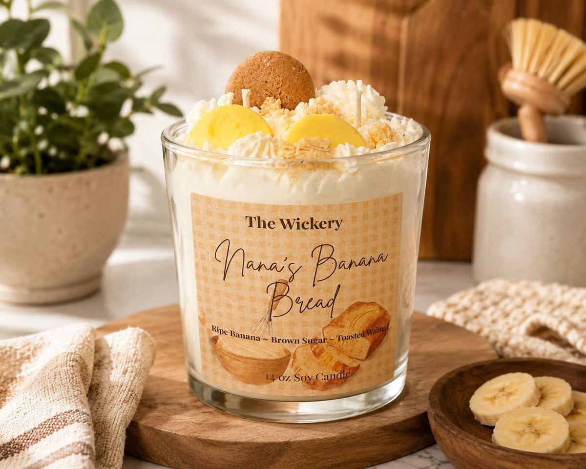 Nana's Banana Bread Candle | Soy Coconut Wax Dessert Candle
