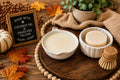 Handcrafted Tallow & Coconut Oil Dish Soap | Reusable Pumpkin Ramekin (Fall Kitchen Decor)