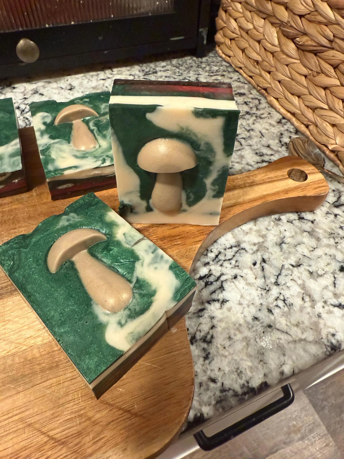 Forest Forge Goat Milk Soap | Oakmoss, Cedarwood & Patchouli | Woodland Mushroom Soap