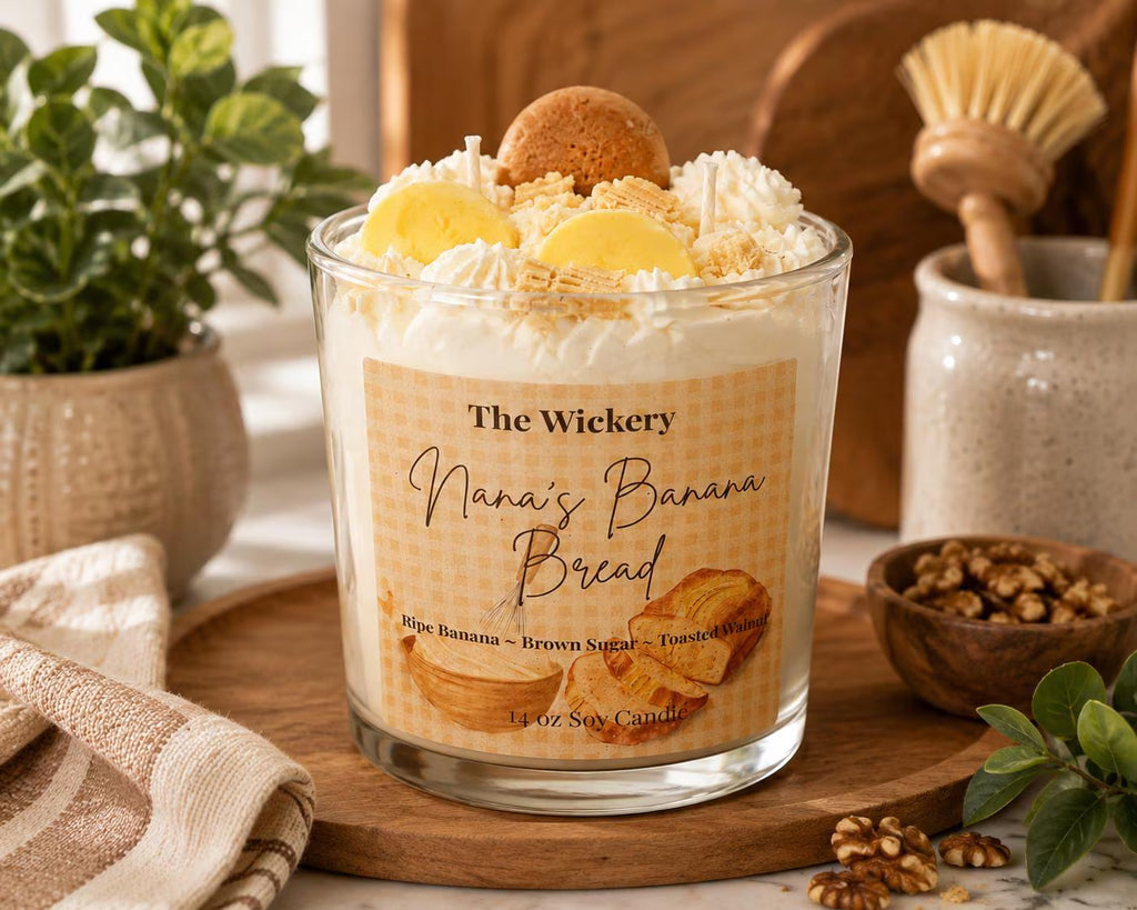 Nana's Banana Bread Candle | Soy Coconut Wax Dessert Candle