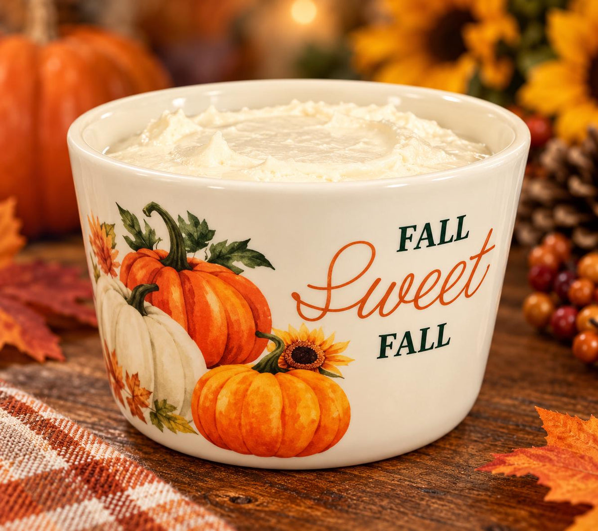 Fall Ramekin Solid Dish Soap | Orange & Clove  | Reusable Ceramic Dish | Earth and Ember