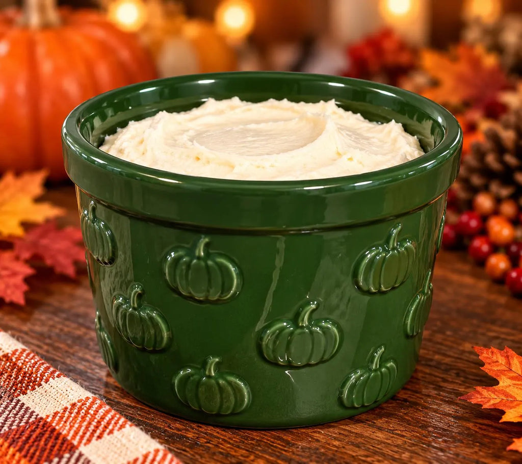 Fall Ramekin Solid Dish Soap | Orange & Clove  | Reusable Ceramic Dish | Earth and Ember