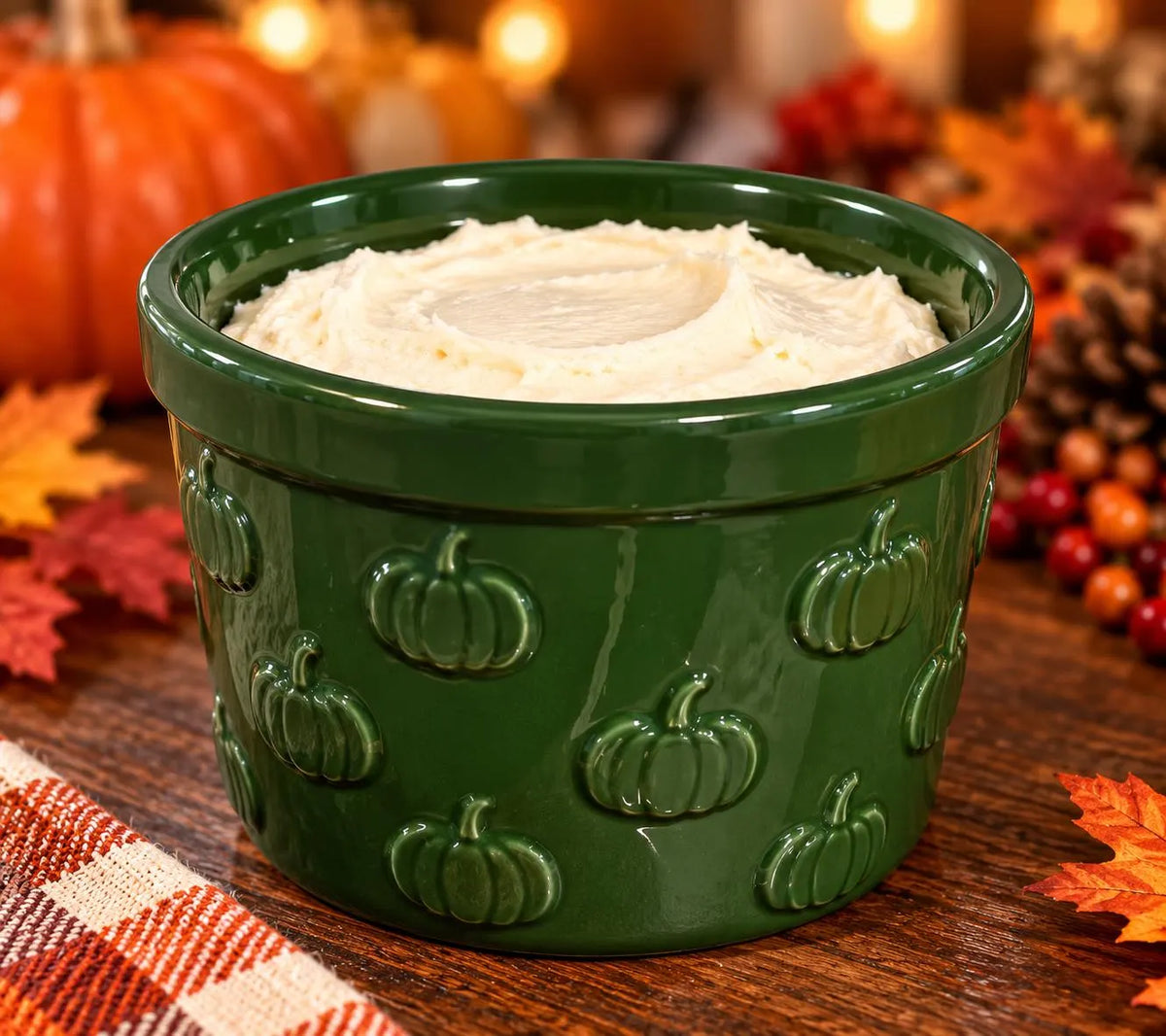 Fall Ramekin Solid Dish Soap | Orange & Clove  | Reusable Ceramic Dish | Earth and Ember